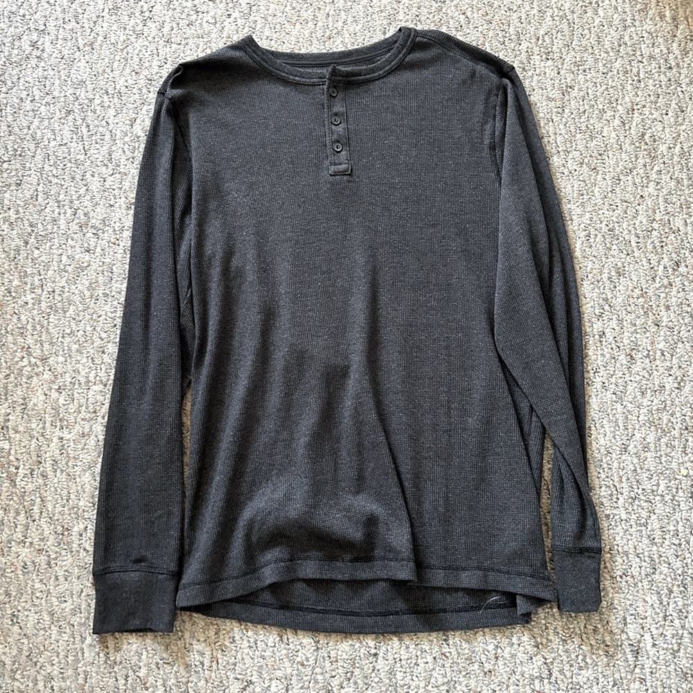Old Navy Waffle Long Sleeve Henley